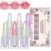 HONGZHUANG 6PACK Macaron Jelly Color Changing Lip Balm Set Lipstick Color Depends Temperature PH Data Long Lasting and Moisturizing Nutriztious Protect Your Lip Day and Night(Gift Box)