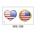 20 Sheets 4th of July American Flag Temporary Tattoos - Patriotic USA Party Favors - Buy Online on GoSupps.com