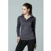 TSLA Women's Quarter Zip Pullover | Quick Dry Long Sleeve Workout Top | Lightweight Athletic T-Shirt | Charcoal Small - Buy Online on GoSupps.com