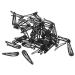 50 pieces hair clip snap clips hair clip hair clips black for DIY jewelry
