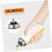 OUNONA 3 Pcs Lecythus Dispenser Cooking Oil Syrup Bottles Olive Oil Cruet Olive Oil Pour Bottle Glass Oil Eggs Baskets Ceramic Ketchup Bottle Sauce Jar Household Stainless Steel Honey 6X20CMx3pcs As Shownx3pcs - Buy Online on GoSupps.com