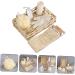 Healeved 2 Sets Bath Flower and Skincare Set for Women - Skin Cleaning Scrubbers, Foot Scrubbing Tool, and Body Clean Tool - 2pcs 30x20cmx2pcs - Buy Online on GoSupps.com