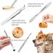 3PCS Stainless Steel Tick Remover Tool Set for Dogs, Cats, Horses - Safe Tick Removal Kit with Double-sided Tweezer, Tick Hook, Tick Tweezer - In Iron Box - Christmas Gift - Buy Online on GoSupps.com
