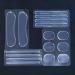 Clear Silicone High Heel Cushion Inserts Pad Heel Grips Anti Slip Sandals Gel Strap Strips Foot Support Gel Shoe Sticker Foot Care Protector for Foot Pain Relief, Set of 16