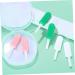 6-Piece Silicone Ice Cream Kit for Jaw Training | Perfect for Braces & Aligners | Adult Chewing Gum Grip - Buy Online on GoSupps.com