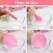 120 Pieces Compressed Facial Sponges - Professional Exfoliating Makeup Removal Pads for Spa Cleansing, Pink - Buy Online on GoSupps.com