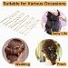 100 pcs Gold U-Shaped Hair Pins for Updos & Ballets - 6cm Metal Styling Grips for Women & Girls - Buy Online on GoSupps.com