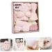 Baluue 3 Sets Dry Hair Towel Set Home Shower Ball Esponjas Para El Cuerpo Bath Ball Pink Twisted Yarn - Buy Online on GoSupps.com