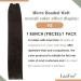 LAAVOO EZ WEFT Micro Ring Brown Hair Extensions - 50g 55cm Real Hair Tresses with Invisible Beads #2 - Buy Online on GoSupps.com