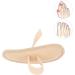 Adjustable Hammer Toe Cushion - Right Foot - Toe Corrector & Separator for Crooked Toes - Toe Splint - Corn Pads - Buy Online on GoSupps.com