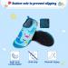 Kids Beach Swim Shoes | Non-Slip Aqua Socks for Boys and Girls | Quick Dry Barefoot Water Sport Shoes | Blue Whale Design | Size 2.5/3 UK Child - Buy Online on GoSupps.com