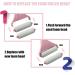 EASACE Mini Lotion Applicator Lotion Brush Cosmetics Applicator Body Care skin Care tool with 3 replacement heads Easy to Carry (pink) - Buy Online on GoSupps.com
