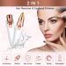 URAQT Facial Hair Remover for Women - 2 in 1 Rechargeable & Waterproof Lady Shaver for Face, Eyebrows, Lips, Nose - Painless Hair Removal Tool - Buy Online on GoSupps.com
