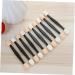 DOITOOL Eye Shadow Sponge Applicator 50 Pcs Eyeshadow Double Ended Makeup Brush Makeup Tools Eye Shadow Sponge Brush Disposable Size 1 Black - Buy Online on GoSupps.com