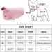 Small Pink Fleece Dog Sweatshirt - Warm Hoodies for Small Dogs and Cats - Winter Pet Sweater - Buy Online on GoSupps.com