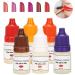 Buy Edible Lipstick Liquid Pigment Set - DIY Fragrant Lip Gloss Makeup Tool | 5ml x 6PCS - Perfect for Lip Balm & Gloss - Buy Online on GoSupps.com