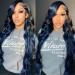 Beauty Forever Skunk Stripe Blue Dream Body Wave Lace Front Wig 20 inch - 150% Density Human Hair Wig for Women - Buy Online on GoSupps.com