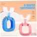 Minkissy 4-Piece U-Shaped Toothbrush Set for Kids | 360 Silicone Training Toothbrush | Full Mouth Design | International Shipping Available - Buy Online on GoSupps.com