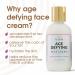 Face Tanning Drops & Revitalizing Cream - Hydrating Self Tanner for Face & Body | Age-Defying Bronzing Drops 1oz + 3.4oz - Buy Online on GoSupps.com