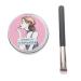 DRESSOOS makeup brush makeup foundation brush brush round head detergent cleaning pad marks Makeup Brush Cleaner Sponge Brush Sponge Mat Toolkit Removes Shadow Color Sponge