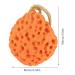 Buy 3ST Massage Sponge - Soft Shower Bathing Balls for Body & Face Care - Cherry Orange Green | International Shipping - Buy Online on GoSupps.com