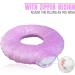 Ear Hole Piercing Pillow for Pain Relief - CNH Pressure Sore Protector with Lavender Minky Dot Fabric - Ideal for Side Sleepers, Tinnitus Support - Buy Online on GoSupps.com