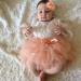 PythJooh Newborn Baby Girl Tutu Bloomers Skirt Headband Set - Petal Peach | 0-2 Years - Buy Online on GoSupps.com