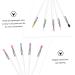 MUSISALY 10pcs Eye Shadow Brush Makeup Accessories Eye Smudge Brush Makeup Brush Face Wand Plastic Handle - Buy Online on GoSupps.com
