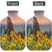 Cozy Horse-Sunflower Heat Bottle | 2L Hot Water Bottle with Fluffy Cover for Pain Relief & Comfort - Buy Online on GoSupps.com
