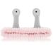 Sibba Face Wash Headband Snail Headbands Spa Hair Bands Makeup Headbands Cute Cartoon Coral Fleece Elastic Headband Creative Hair Accessories for Washing Face Shower Sports Beauty Skincare (Pink)