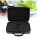 Essential Oil Carrier Bag - 60 Bottle Hard Shell Storage Box (5ml-15ml) - Shockproof & Stylish Purple - Buy Online on GoSupps.com