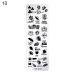 DIY Christmas Nail Art Template - Stainless Steel Snowflake Nail Stamp Plate for Women - Buy Online on GoSupps.com