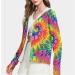 Biyejit Women's UPF 50+ Rainbow Swirl Sun Protection Hoodie Zipper Jacket - XX-Large - Buy Online on GoSupps.com