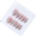 Handmade Long and Short Nail Patches for Artificial Nail Enhancement(Color:19511 Size:M)