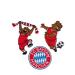 FC Bayern Munich patches | Patches | Set of 3 | Red