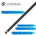 CUEDESG Carbon Fiber Pool Cue Stick 10.5mm/11.8mm/12.5mm Low Deflection Pool Stick Professional Cue Stick with Case(3/8-8 Teeth) Black-10.5mm - Buy Online on GoSupps.com