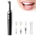Hangsun Tooth Polisher Rechargeable Teeth Whitening Kit for Dental Daily Cleaning and Polishing Electric Dental Polisher with 5 Brush Heads 5 Speed Modes and IPX6 Waterproof