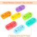 7 Day 2 Times a Day Travel Pill Box Organizer - Large Portable AM PM Weekly Medicine Storage with 14 Compartments - Rainbow - Buy Online on GoSupps.com