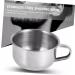 Mikinona Stainless Steel Shaving Bowl - Sazi Cup for Men | Premium Shaving Accessories - Buy Online on GoSupps.com