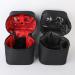 Lmoikesz Round Bag Storage Solid Spacious Travel Organizer for Toothpaste Toothbrush and Skincare Black & Red - Buy Online on GoSupps.com
