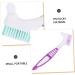 Frcolor 2-Piece Prostheses Cleaning Brush Set | Double-Sided Toothbrush for Cleaning Artificial Dentures | International Shipping Available - Buy Online on GoSupps.com