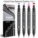 4-in-1 Star Heart Moon Eyeliner Stamp Set | Liquid Winged Eyeliner in Purple, Blue, Red, Pink - Buy Online on GoSupps.com