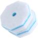 Mkcavne 50 Units Upgraded Toilet Brush White Disposable Toilet Cleaning Compatible Head Refills - Buy Online on GoSupps.com