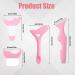 4pcs Eyeliner Guide Tool Multi-Purpose Eyeliner Stencils Wing Tips Eyeliner Eyeshadow Applicators Silicone Marscara Guard for Beginners Eye Make Up Stencil Pads (Pink) - Buy Online on GoSupps.com