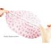 3 Pcs Waterproof Elastic Band Bath Caps with Ruffled Edge for Girls and Women - Dots Design - Buy Online on GoSupps.com