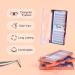 CORINGCO W Type False Eyelashes Kit - Individual Eyelashes with Glue and Tweezers (0.07mm - 10mm, 11mm, 12mm) - Buy Online on GoSupps.com