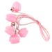 Verdant touch baby tooth box plastic baby tooth storage box 5 pieces tooth saucepan necklace pink baby milk teeth organizer with rope