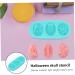 ABOOFAN 3 Pcs Halloween Skull Stencil Halloween Silicone Baking Molds Silicone Fondant Molds Chocolate Mold Halloween Baking Molds Candy Mold Silicone Mold Halloween Cake Pan Skeleton 3D - Buy Online on GoSupps.com