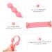 Ipetboom 10-Pack Adjustable Silicone Mask Hooks | Lanyard Earring Holders for Enhanced Face Protection - 14.7x1.9cm - Pink Buckle Pebbles - Buy Online on GoSupps.com