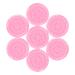 G2PLUS False Eyelashes Glue Holders  100 PCS Disposable Eyelash Glue Holder Plastic Glue Pallet Pad for Eyelash Extensions (Pink)